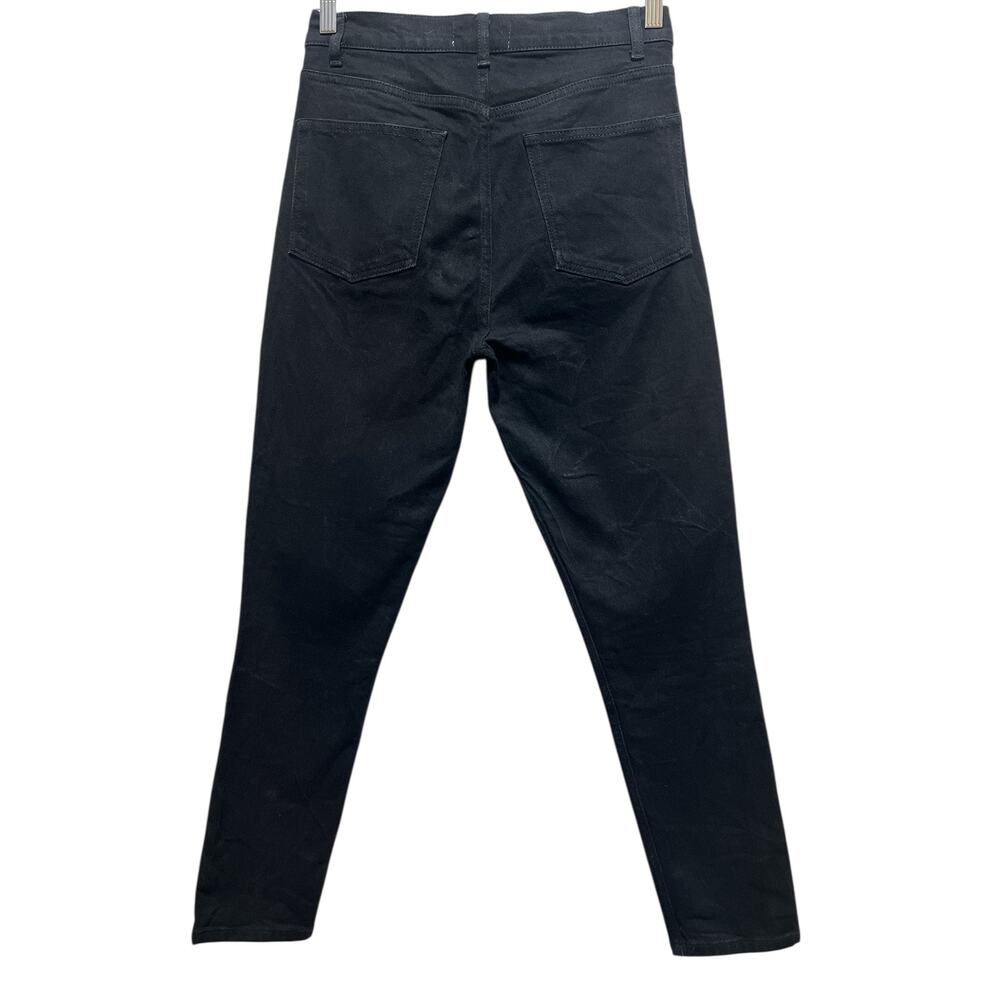 Reformation Women’s  Serena High Skinny Crop Jeans  Black  Stretch Size 28 - Picture 3 of 11
